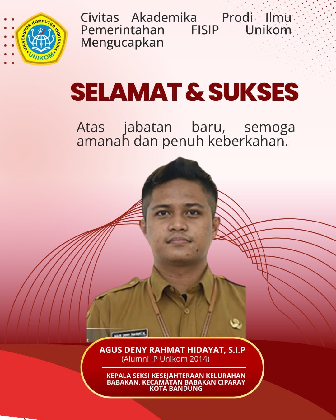 Gov News: Ucapan Selamat untuk Alumni Prodi Ilmu Pemerintahan