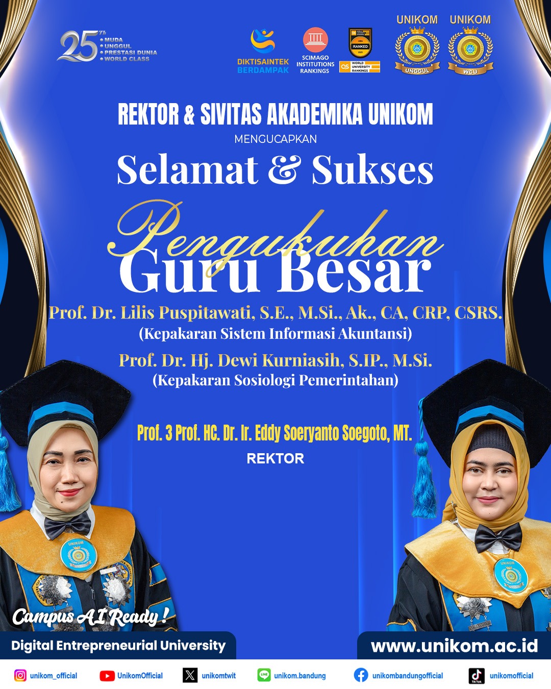 Gov News: 2 Guru Besar dari Unikom